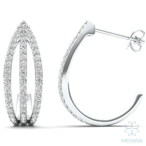 Eve Triple Arc Hoop Earrings