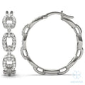 Lume Chain Link Glow Hoop Earrings