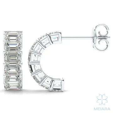 Esmeralda Huggie Hoop Earrings - view 1