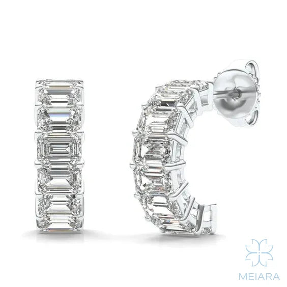 Esmeralda Huggie Hoop Earrings - view 3