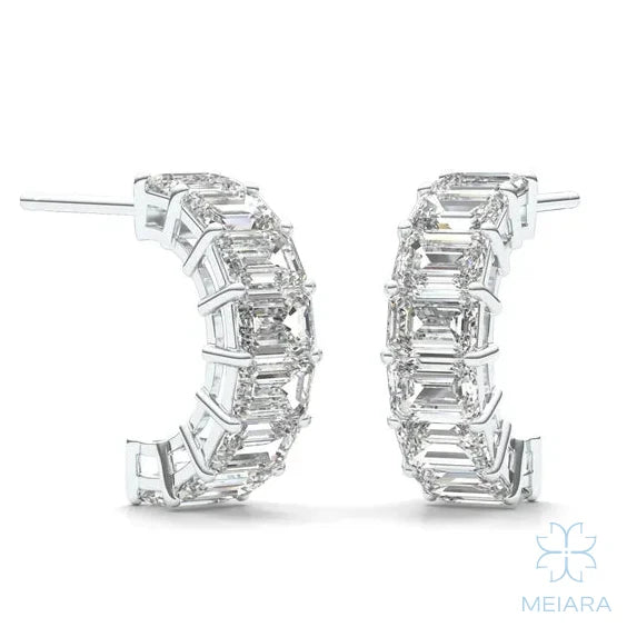 Esmeralda Huggie Hoop Earrings - view 4