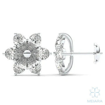 Fleur Bloom Couture Stud Earrings - view 1