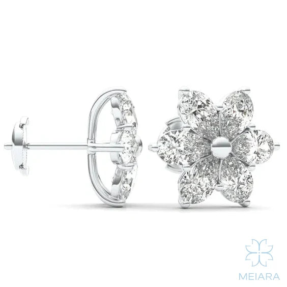 Fleur Bloom Couture Stud Earrings - view 2