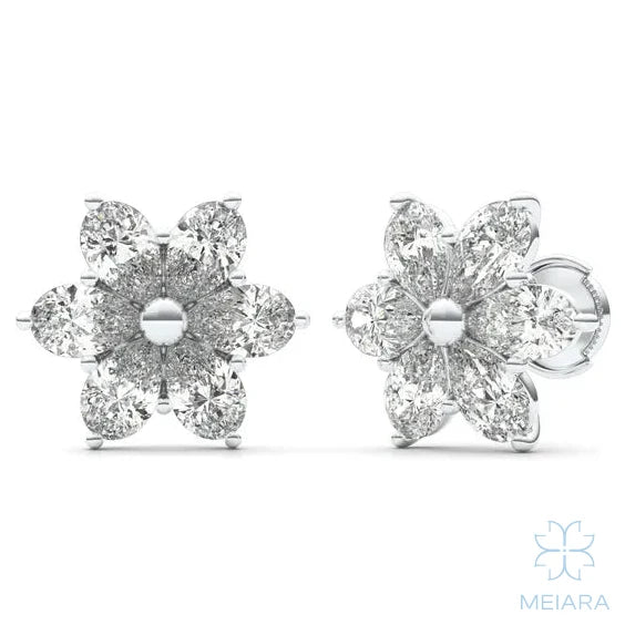 Fleur Bloom Couture Stud Earrings - view 3