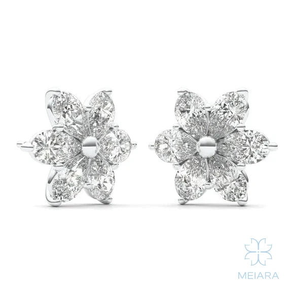 Fleur Bloom Couture Stud Earrings - view 4