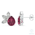 Solis Ruby Glow Stud Earrings