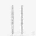 Eve Round Cut Bigger Hoop Earrings