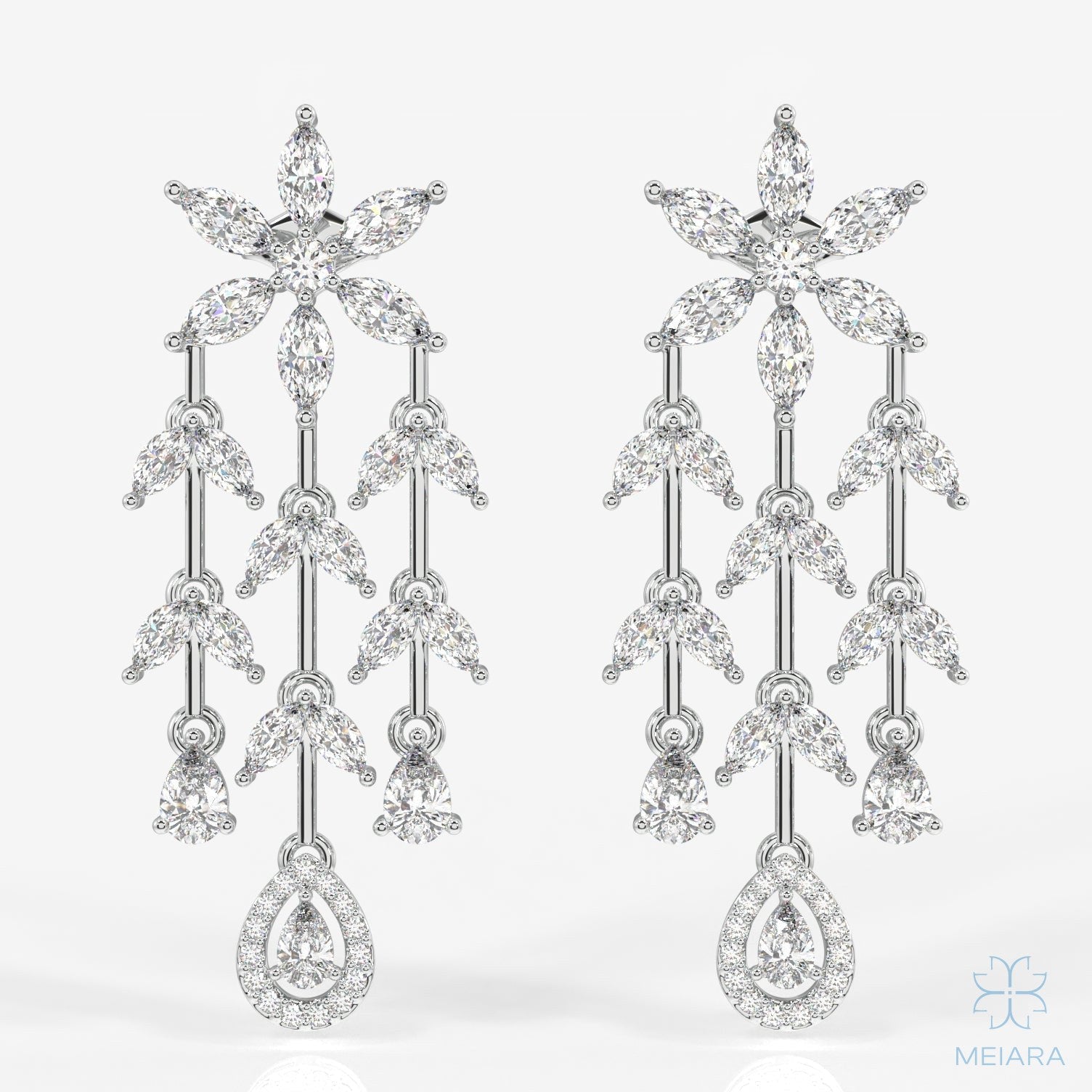 Aria Ivana Cascade Danglers Earrings