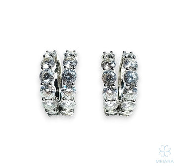 Eve VVS1 Huggie Hoop Earrings