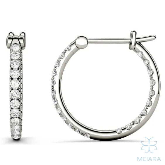 Eve Inside Out French Set Hoop Earrings