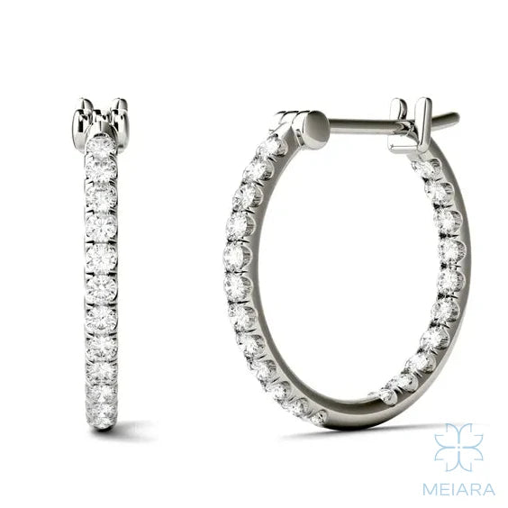 Eve Inside Out French Set Hoop Earrings