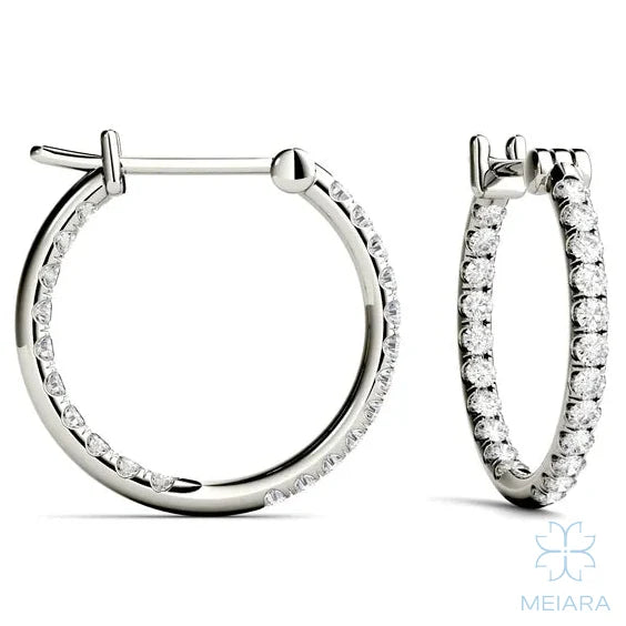 Eve Inside Out French Set Hoop Earrings