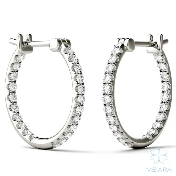 Eve Inside Out French Set Hoop Earrings