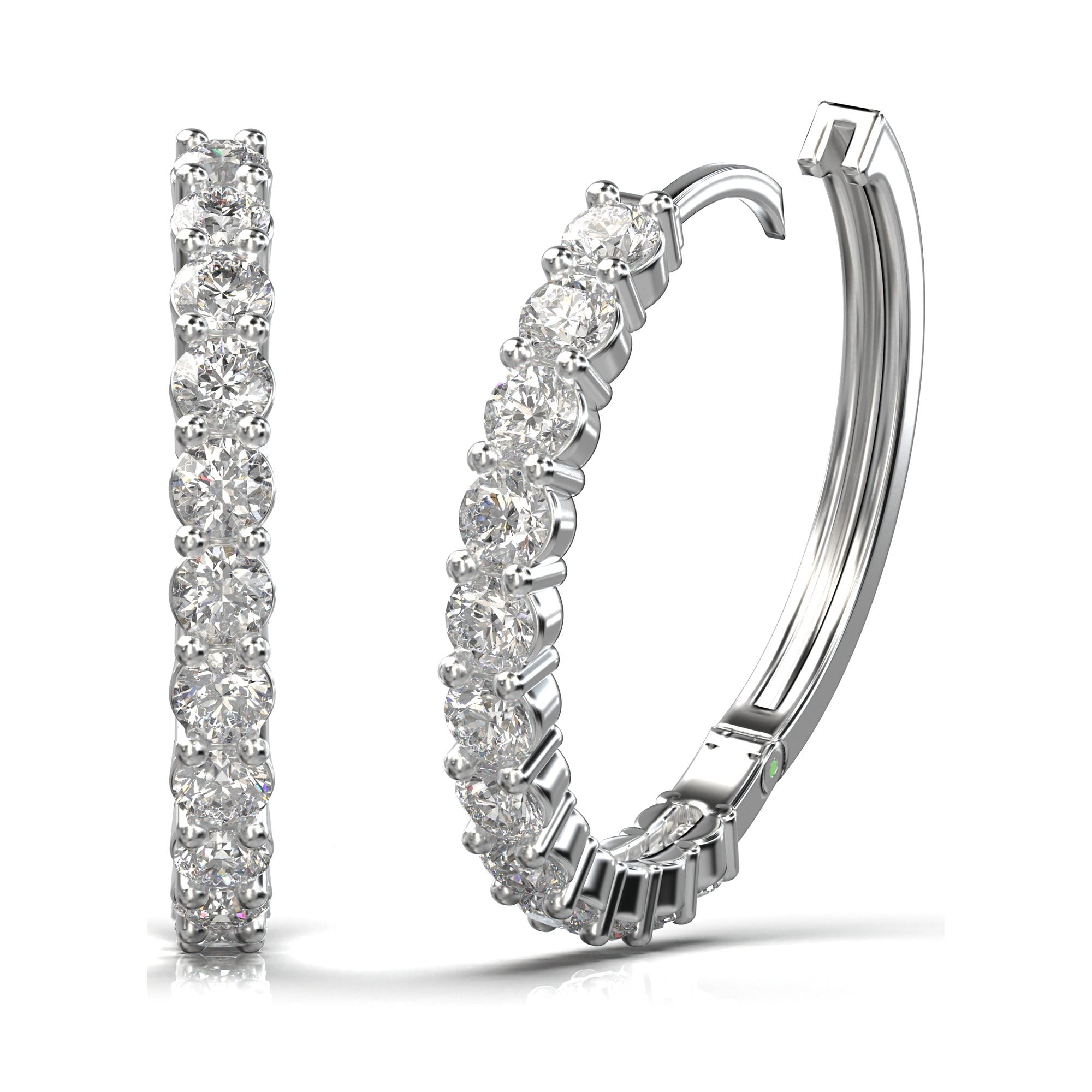Eve Inside Out French Set Hoop Earrings
