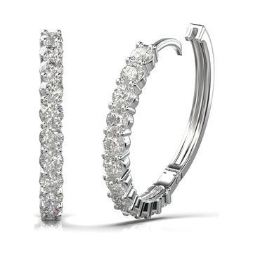 Eve Inside Out French Set Hoop Earrings