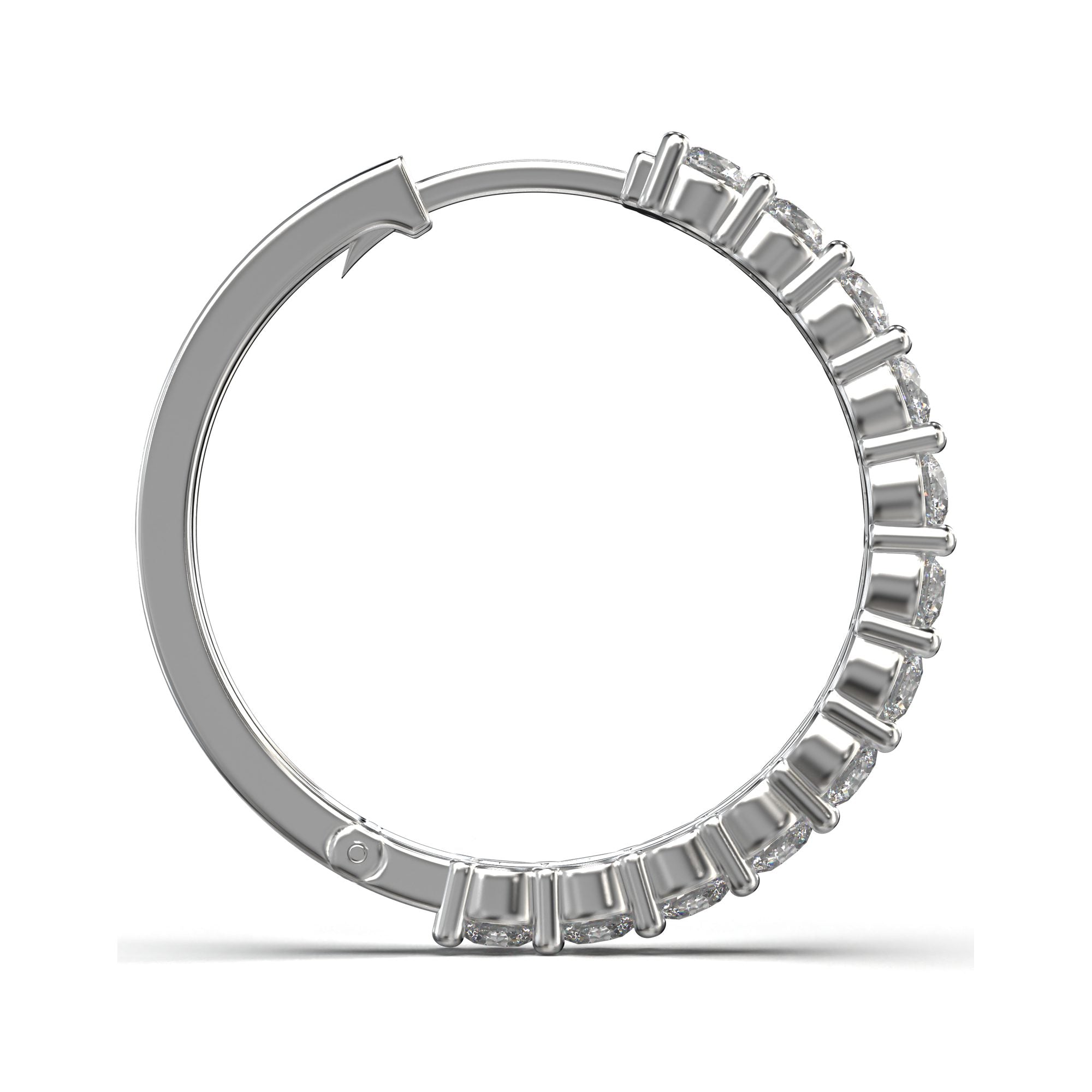 Eve Inside Out French Set Hoop Earrings