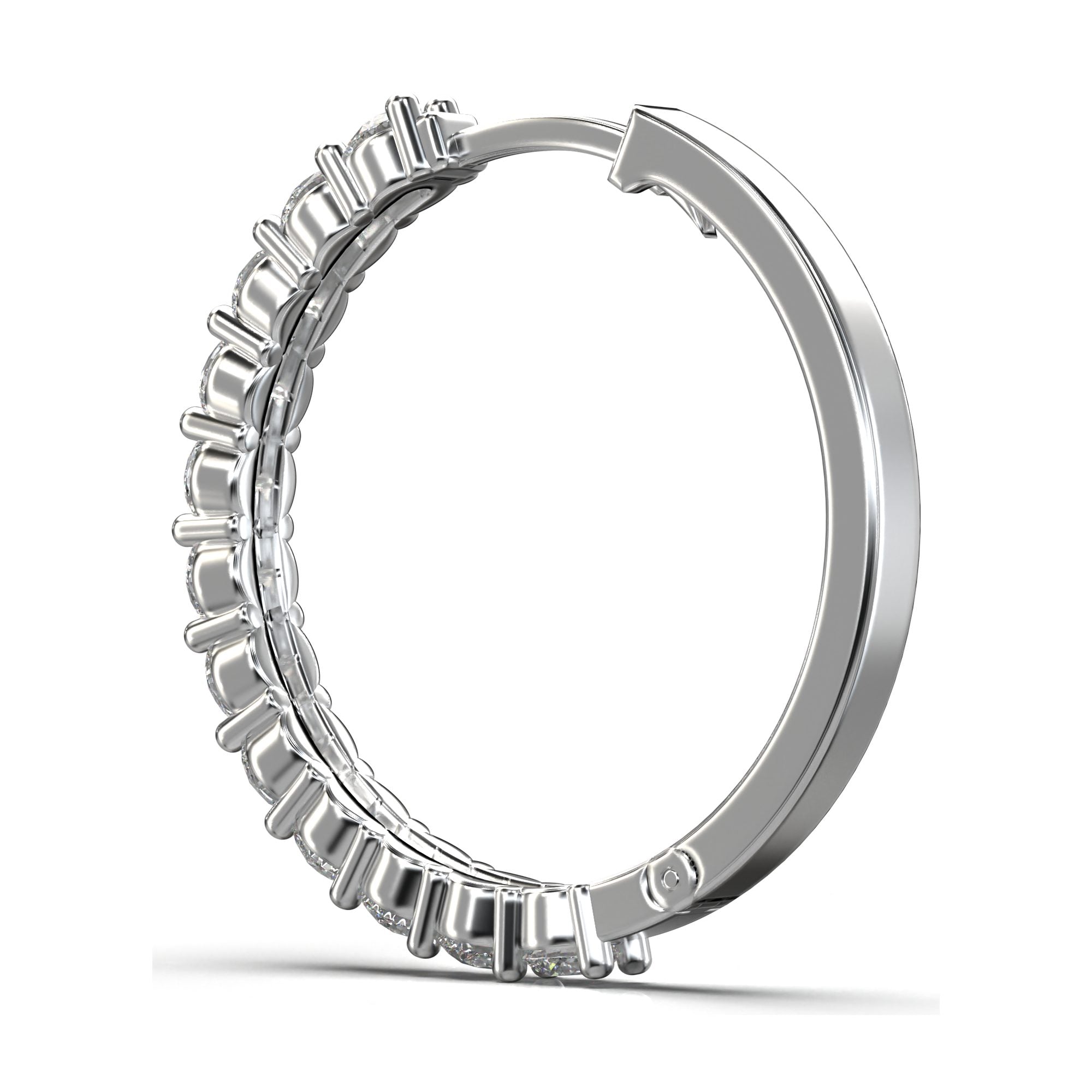Eve Inside Out French Set Hoop Earrings