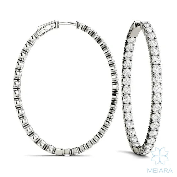 Eve Ellipse Hoop Earrings