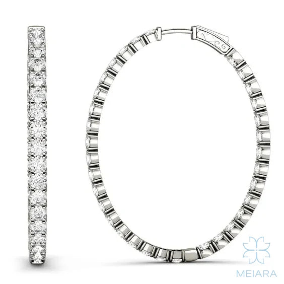 Eve Ellipse Hoop Earrings