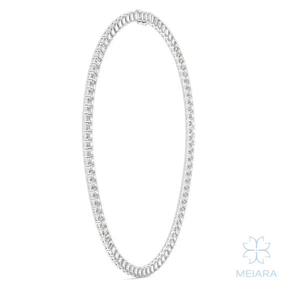 Emerald Couture 18" Tennis Necklace - view 2