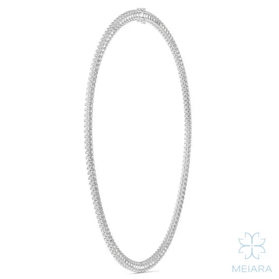 Emerald Couture Classic Tennis Necklace - view 2