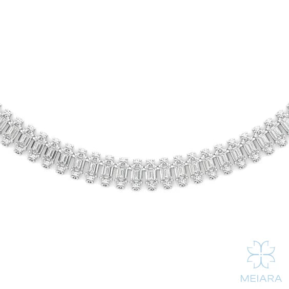 Emerald Couture Classic Tennis Necklace - view 3