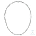 Eve Emerald East-West Tennis Necklace