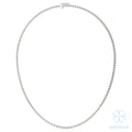 Eve Heart Tennis Necklace