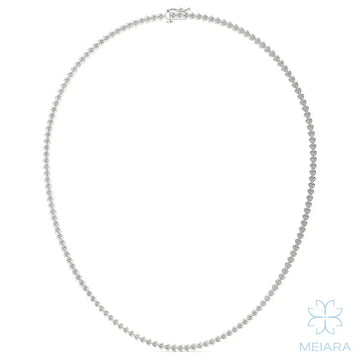Eternal Heart Tennis Necklace - view 1