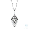 Lume Marquise Bezel Illusion Pendant