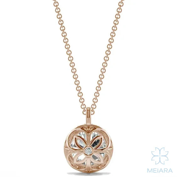 Single-Bail Signature Halo Pendant - view 3
