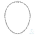 Eve Oval East-West Classic Tennis Necklace