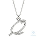 Eve Script Initial 'Q' Pendant