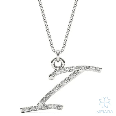 Eve Script Initial 'I' Pendant