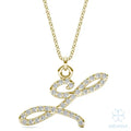 Eve Script Initial 'L' Pendant