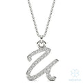 Eve Script Initial 'U' Pendant