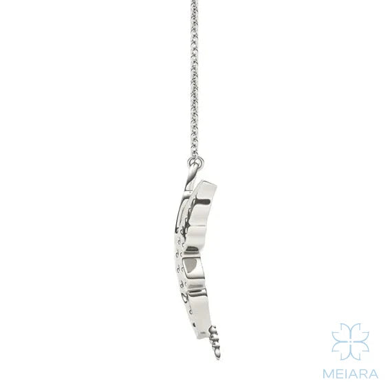 Pavé Butterfly Pendant - view 2