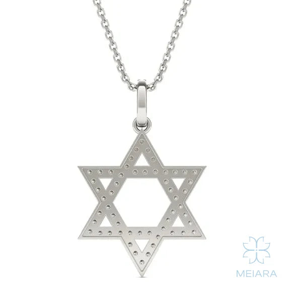 Star of David Pendant - view 3