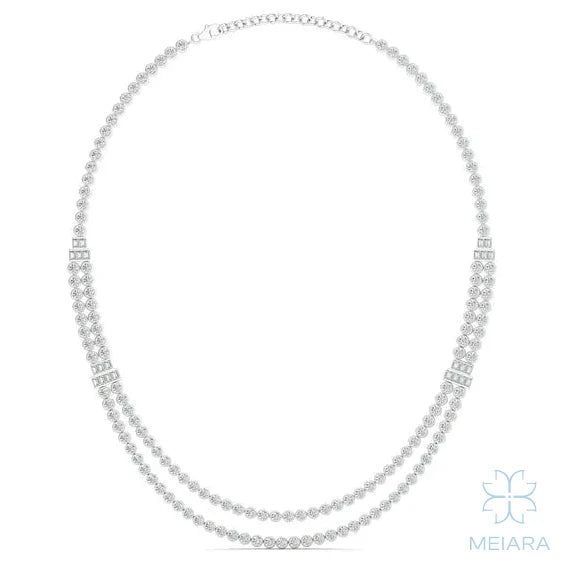 Duo de Lumière Couture Necklace - view 1