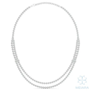 Duo de Lumière Couture Necklace - view 1