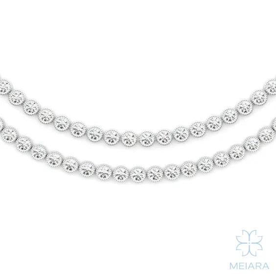 Duo de Lumière Couture Necklace - view 3