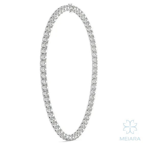 Round Brilliant Couture 18" Tennis Necklace - view 2
