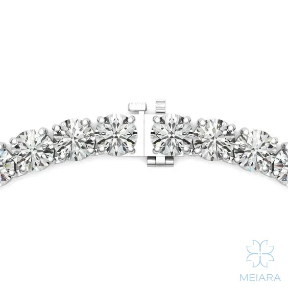 Round Brilliant Couture 18" Tennis Necklace - view 4