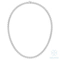 Eve Veritas Three-Prong Tennis Necklace