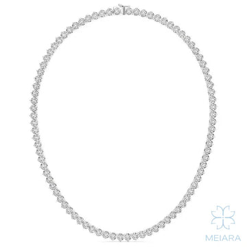 Veritas Three-Prong Tennis Necklace - view 1