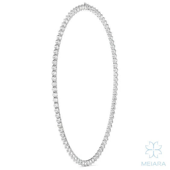 Veritas Three-Prong Tennis Necklace - view 2