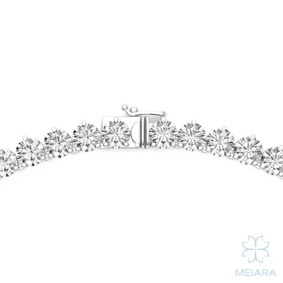 Veritas Three-Prong Tennis Necklace - view 4