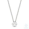 Eve Round Brilliant Solitaire Pendant
