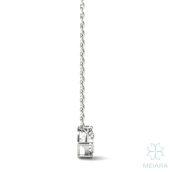 Round Brilliant Solitaire Pendant - view 2