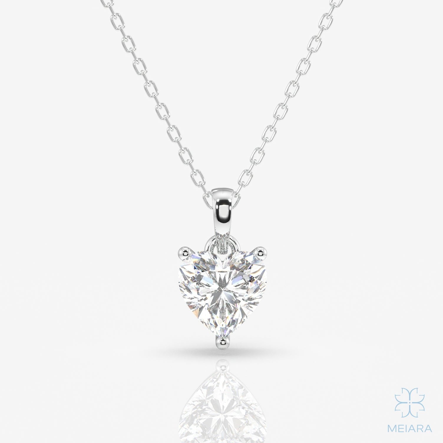 Eve Heart Cut Solitaire Pendant